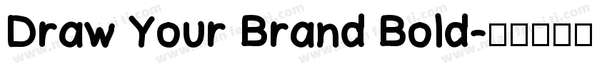 Draw Your Brand Bold字体转换